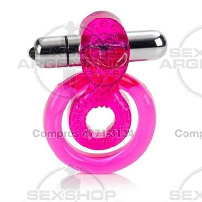 Anillo doble extra orgasmo con vibro